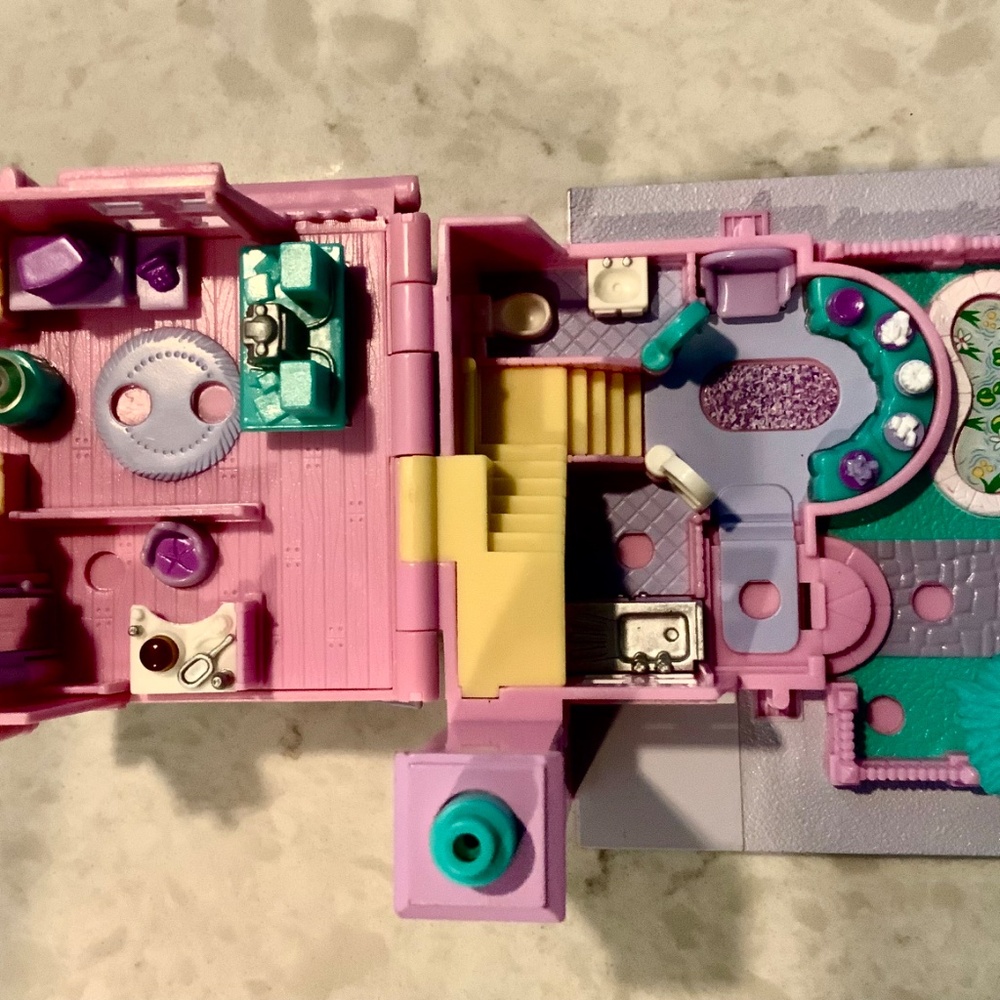 Vintage Polly Pocket Light up Bay Window House - Picture 3 of 5